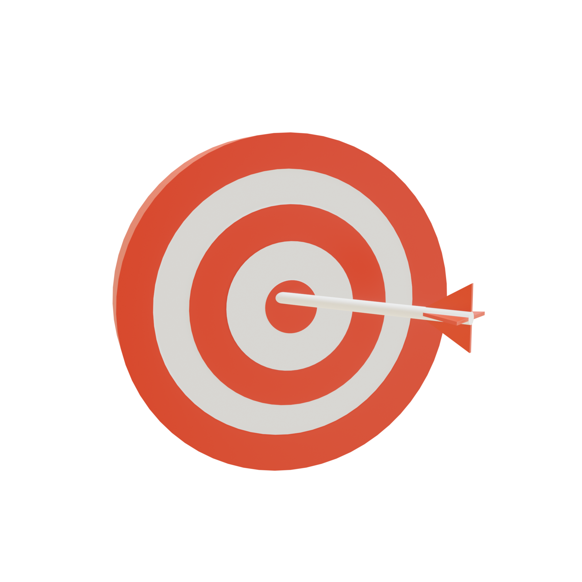 Target board and arrows business icon. 3d render 22286149 PNG