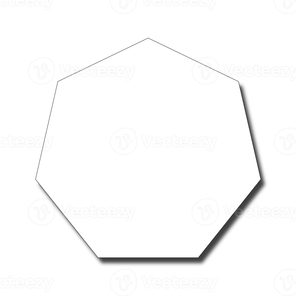 geométrico forma con sombra png