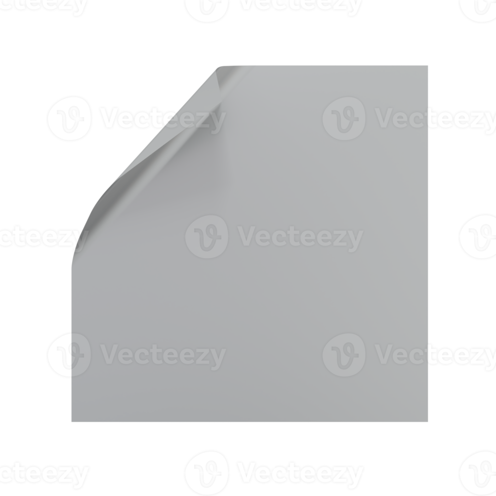 Paper backdrop. 3d render png