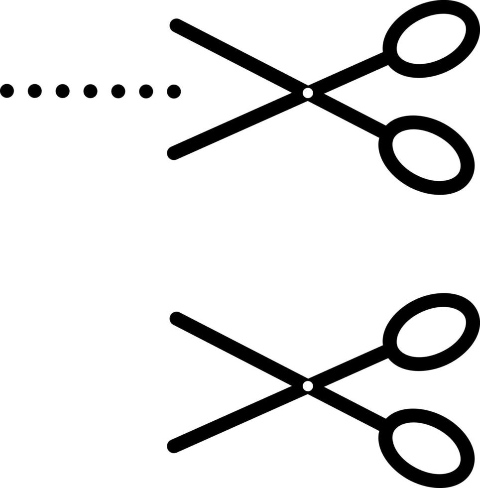 Scissors, icon vector. vector
