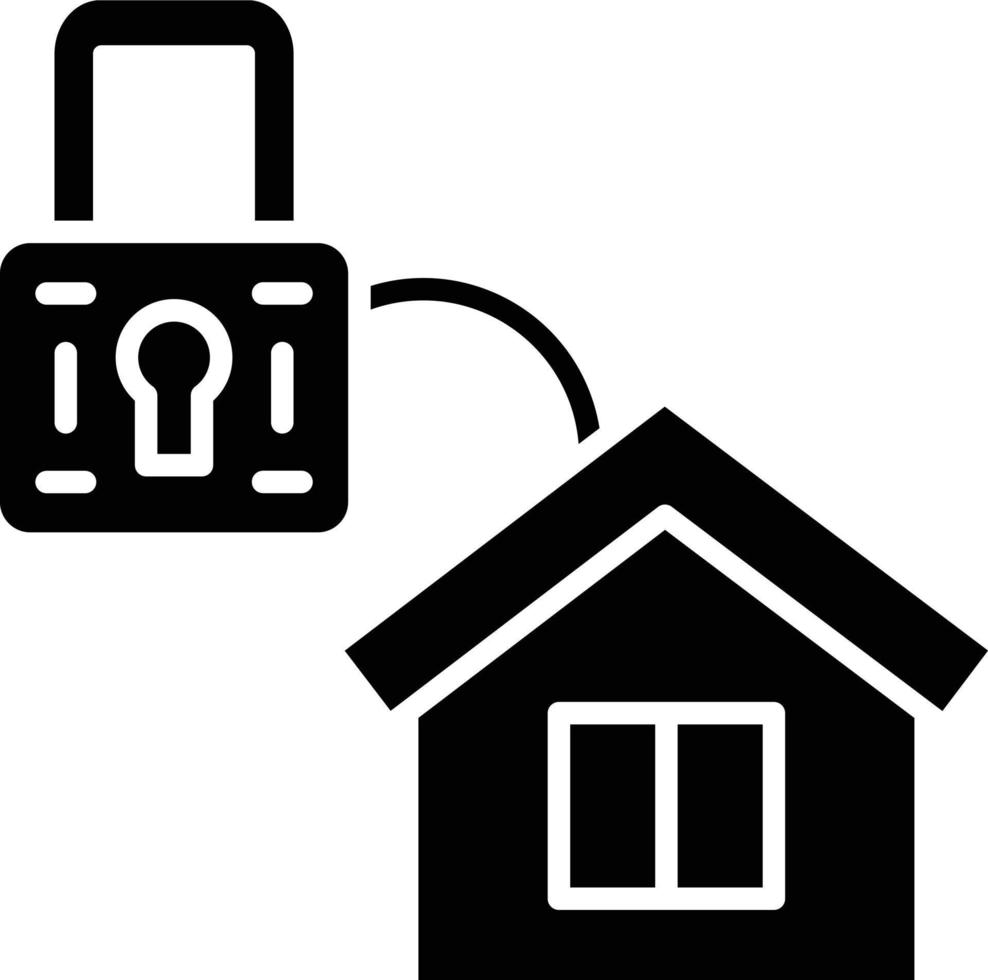 Vector Design Property Lock Icon Style