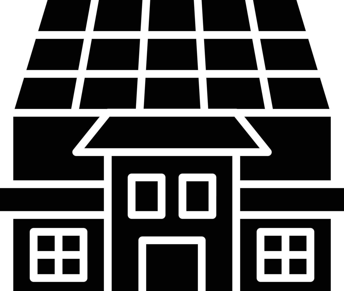 Vector Design Solar House Icon Style