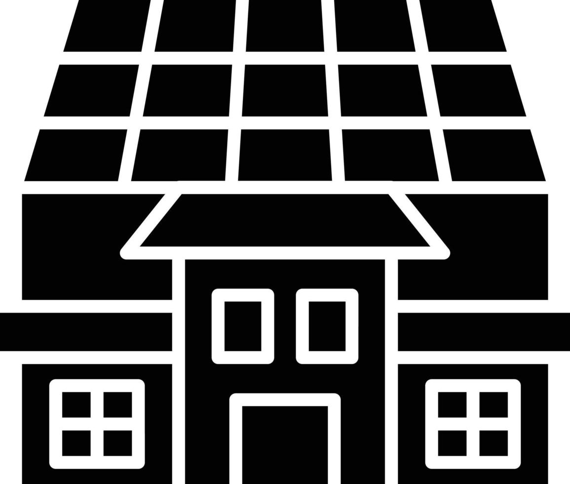 Vector Design Solar House Icon Style