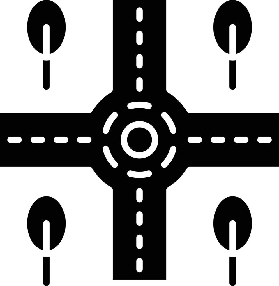 Vector Design Crossroad Icon Style