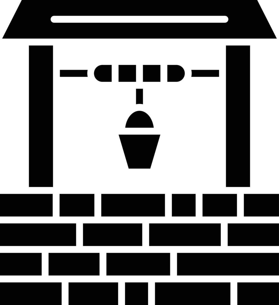 Vector Design Water Well Icon Style