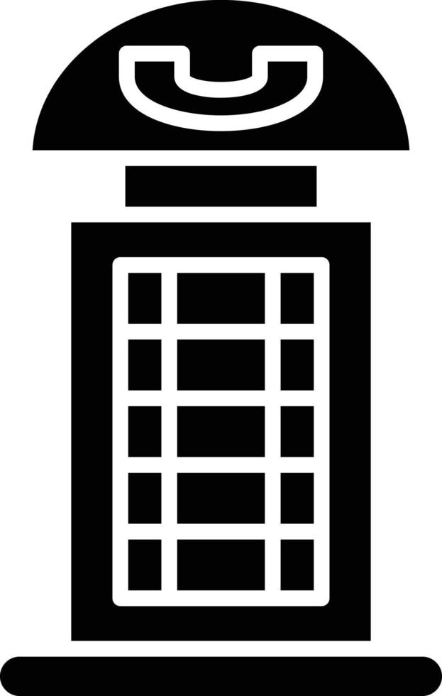 Vector Design Phone Booth Icon Style