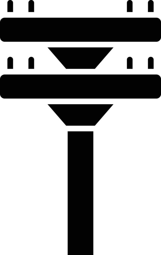 Vector Design Electric Pole Icon Style