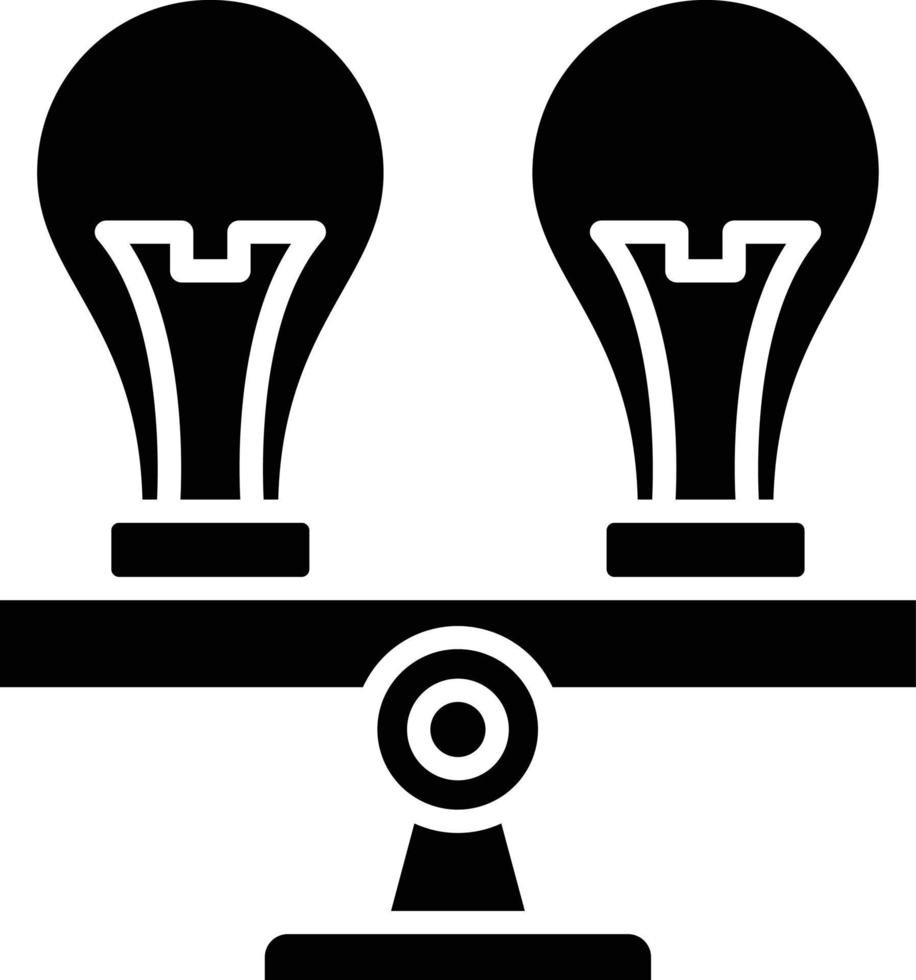Vector Design Comparison Icon Style
