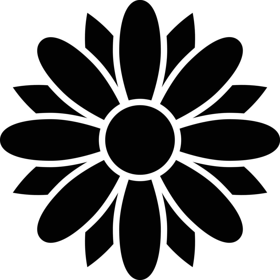 vector diseño flor icono estilo