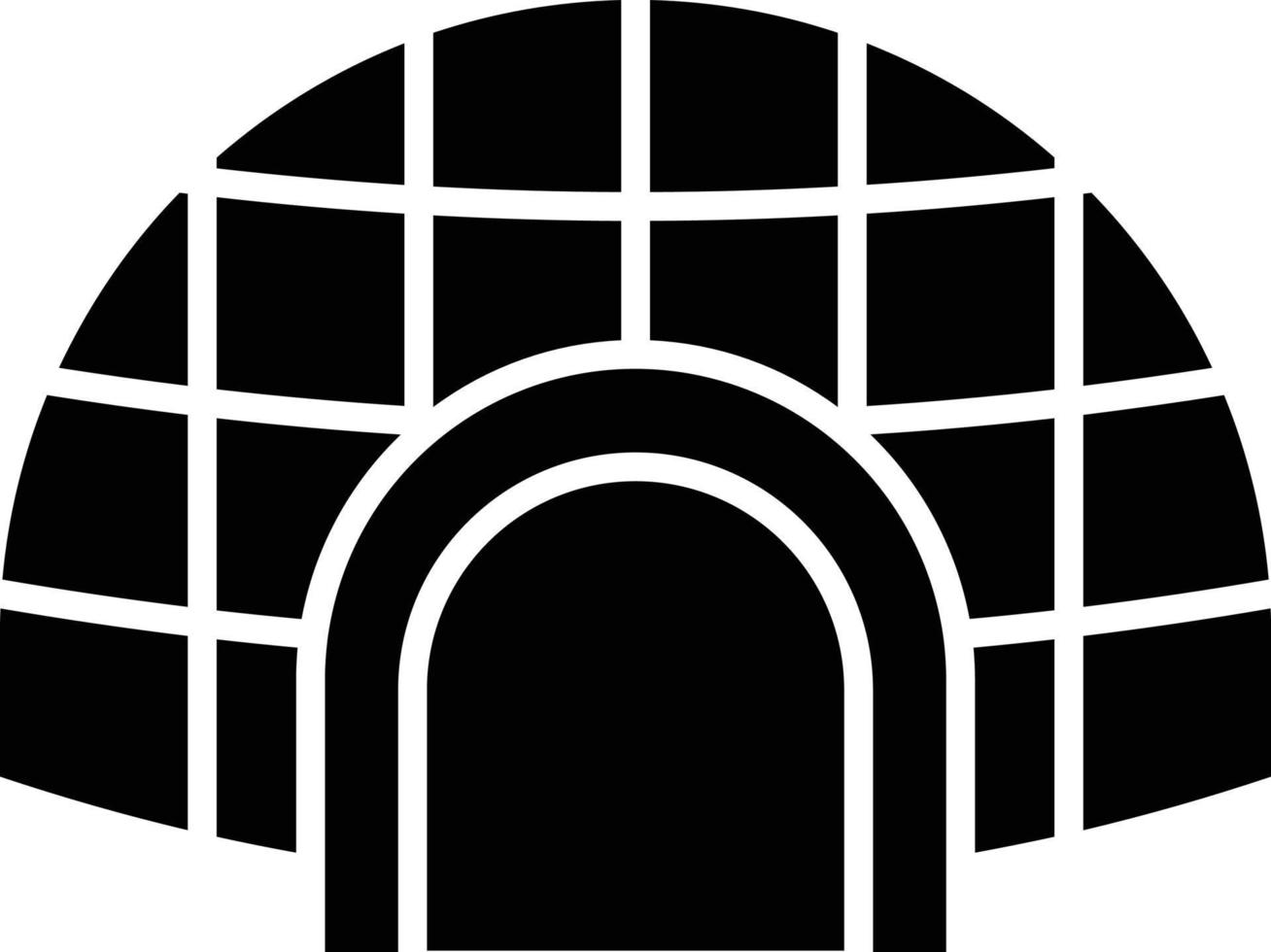 Vector Design Igloo Icon Style