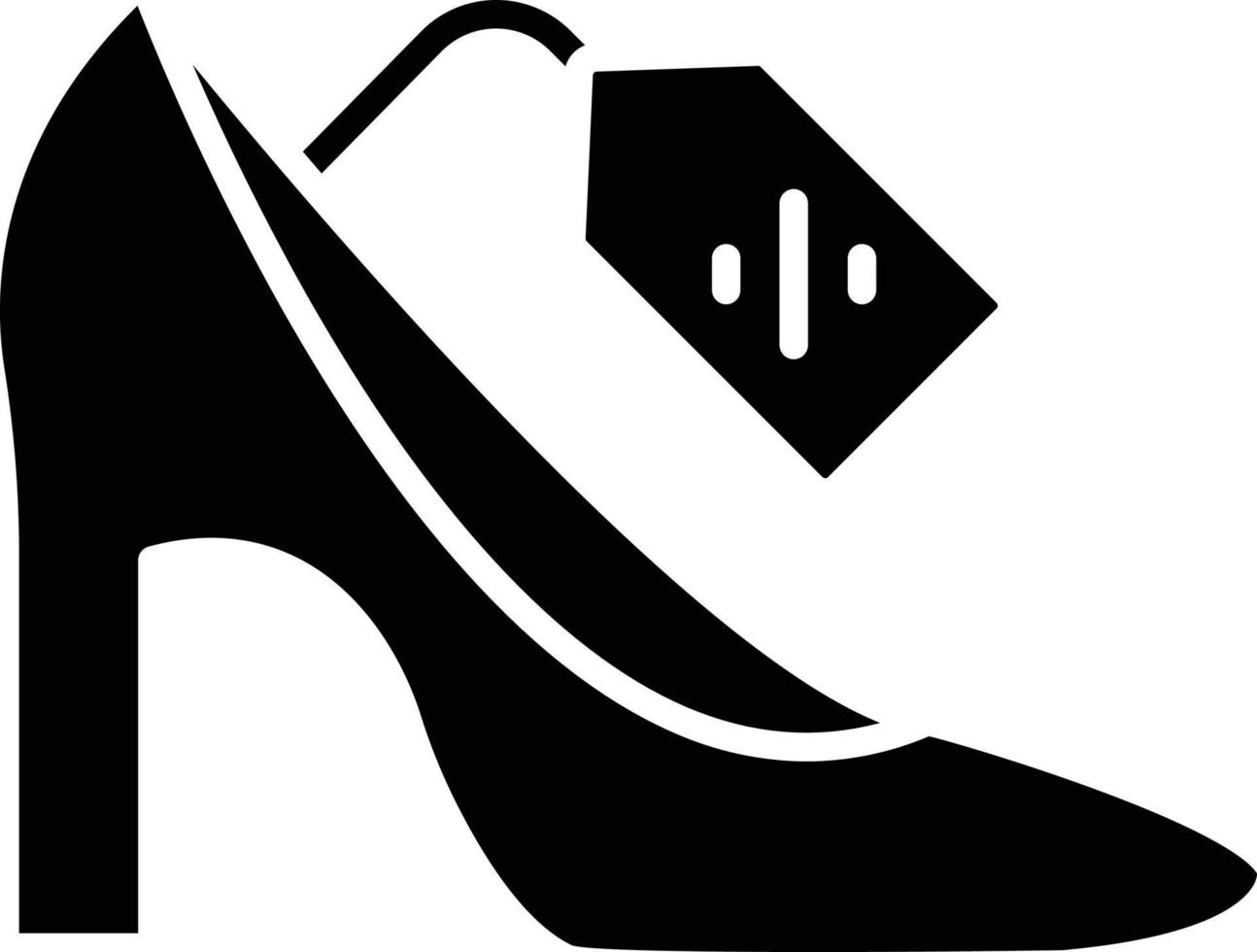 Vector Design Heel Sale Icon Style