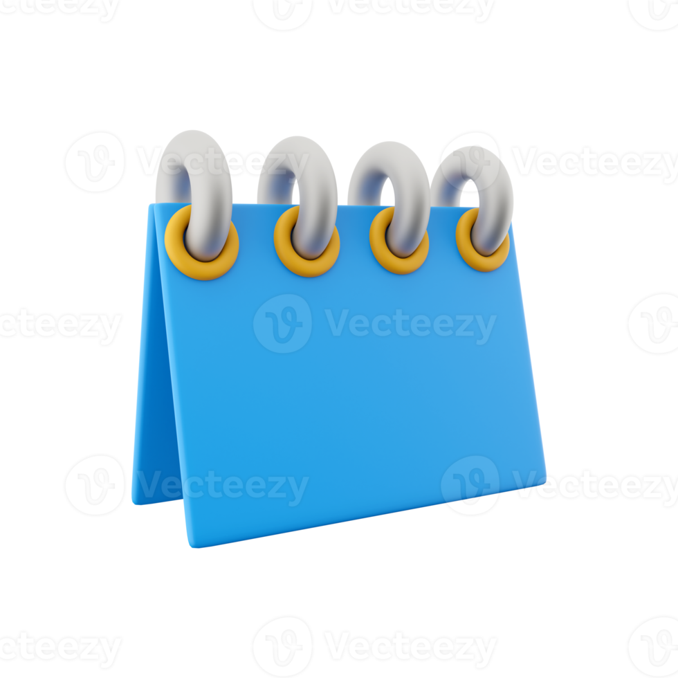 3d render Valentines day Calendar icon. Minimal concept. 3d rendering calendar and two hearts icon. Valentines day Calendar. png
