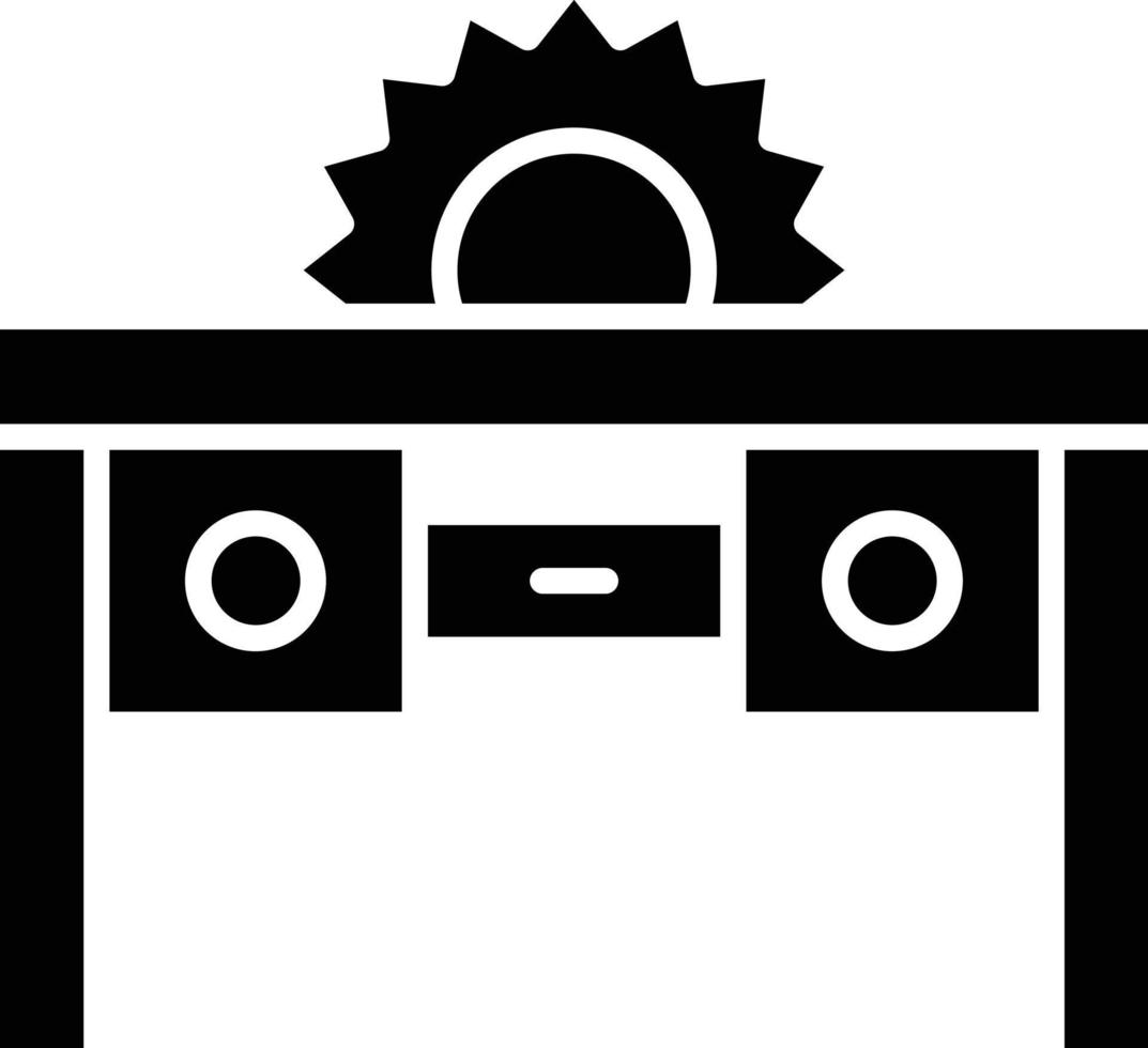 Vector Design Table Saw Icon Style