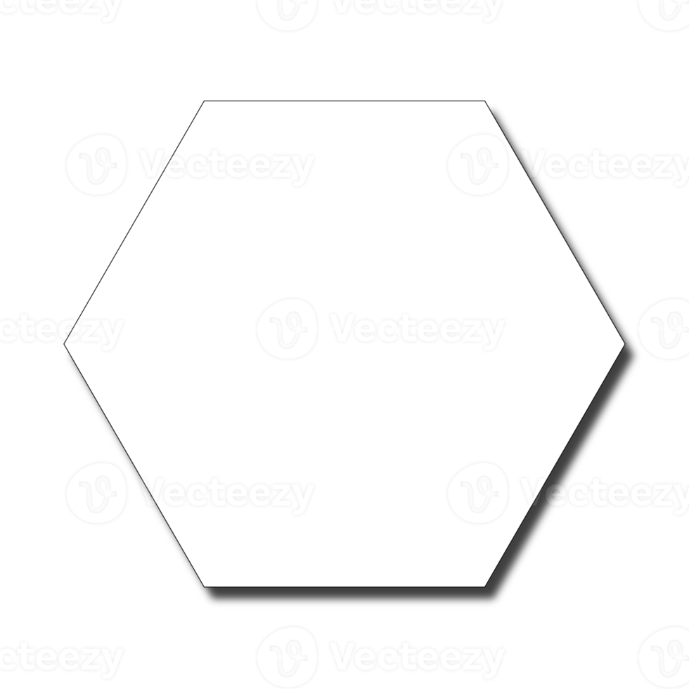 geométrico forma con sombra png