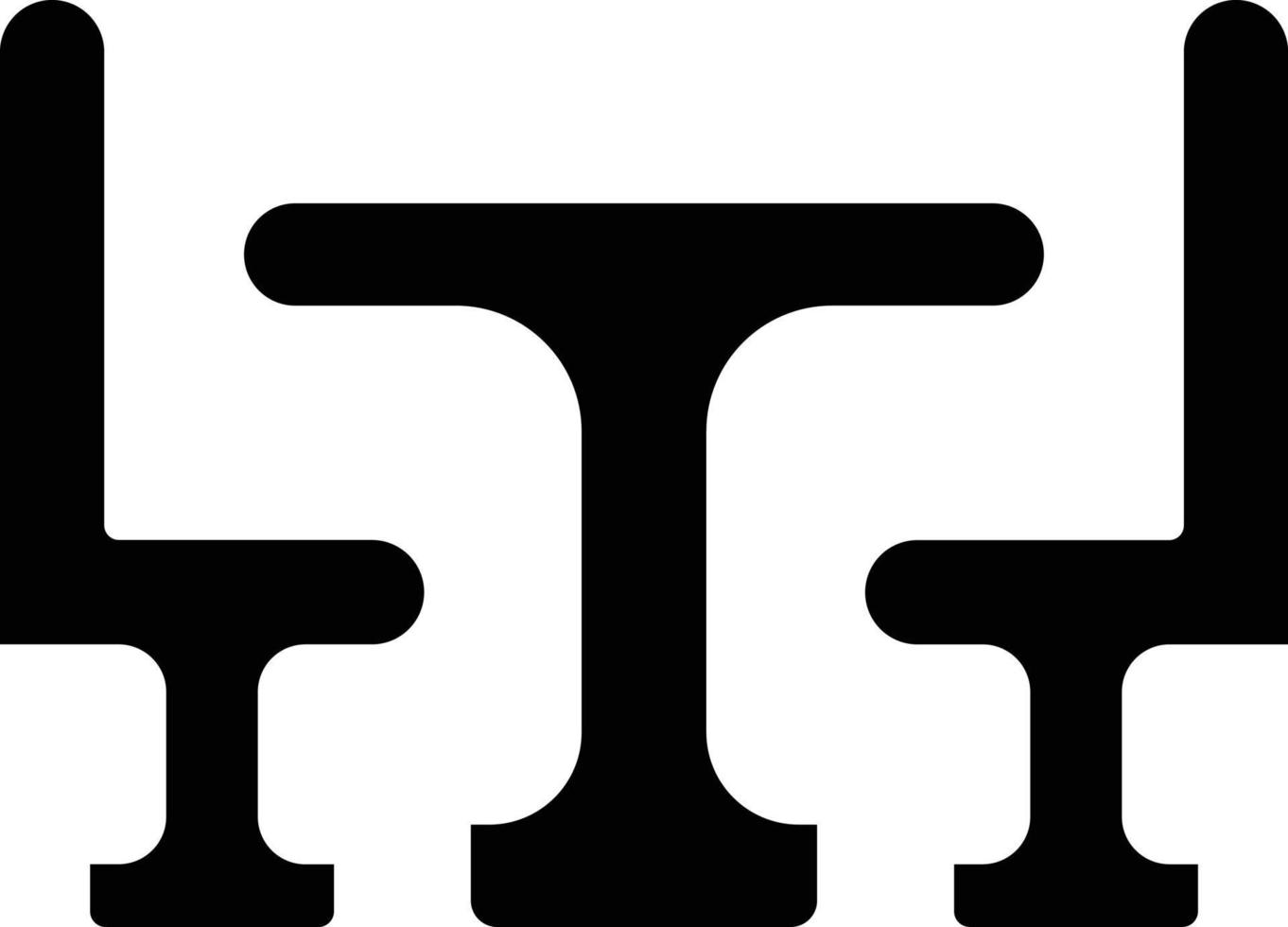 Vector Design Dining Table Icon Style
