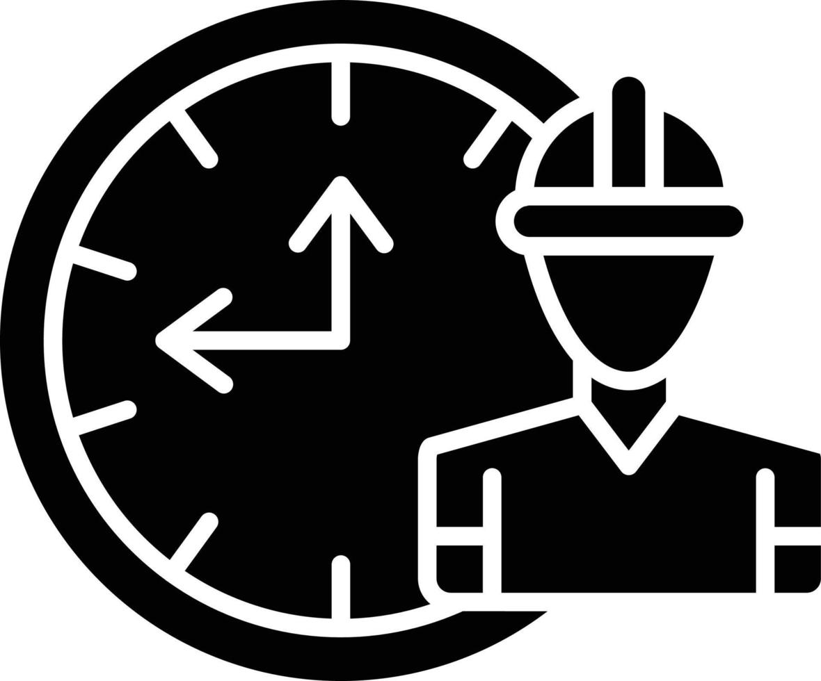 Vector Design Working Hours Icon Style
