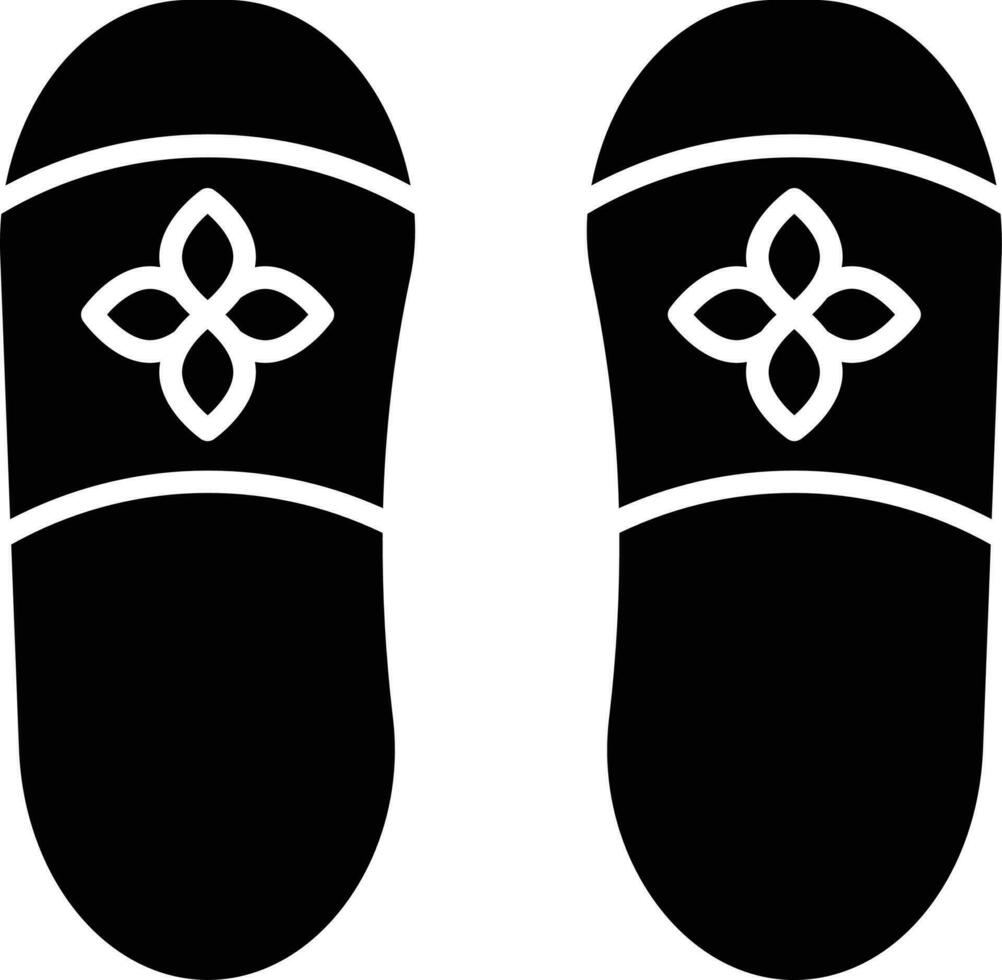 Vector Design Slippers Icon Style