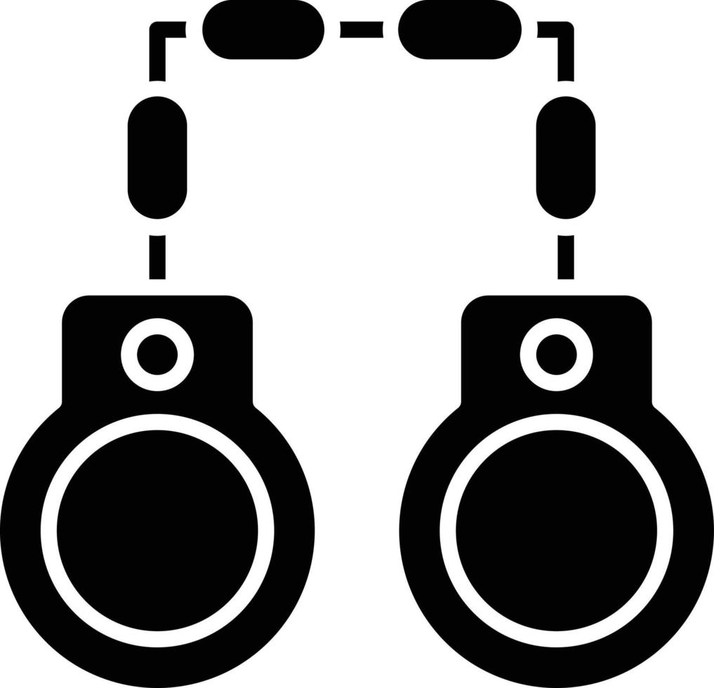 Vector Design Handcuffs Icon Style