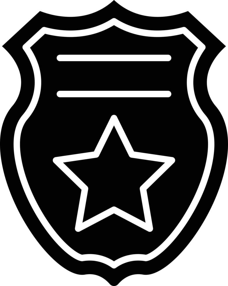 Vector Design Police Badge Icon Style
