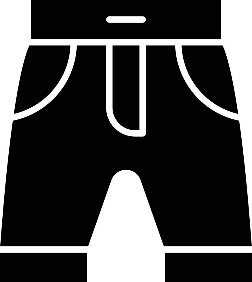 vector diseño pantalones cortos icono estilo