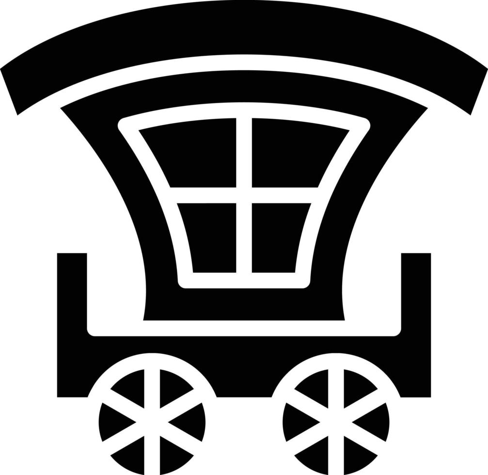 Carriage Vector Icon Style