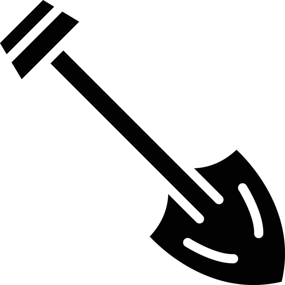 Shovel Vector Icon Style
