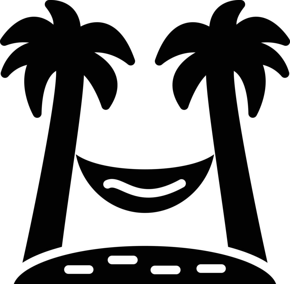 Hammock Vector Icon Style