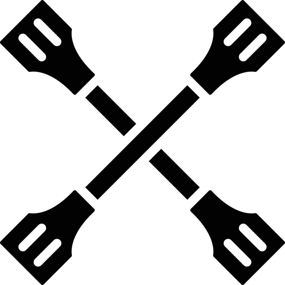 Paddles Vector Icon Style