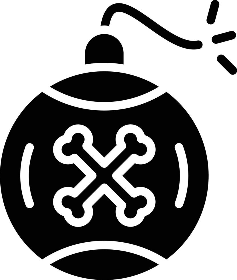 Pirate Bomb Vector Icon Style