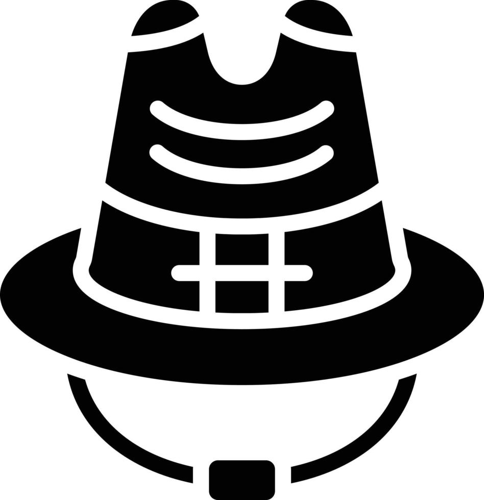 Cowboy Hat Vector Icon Style