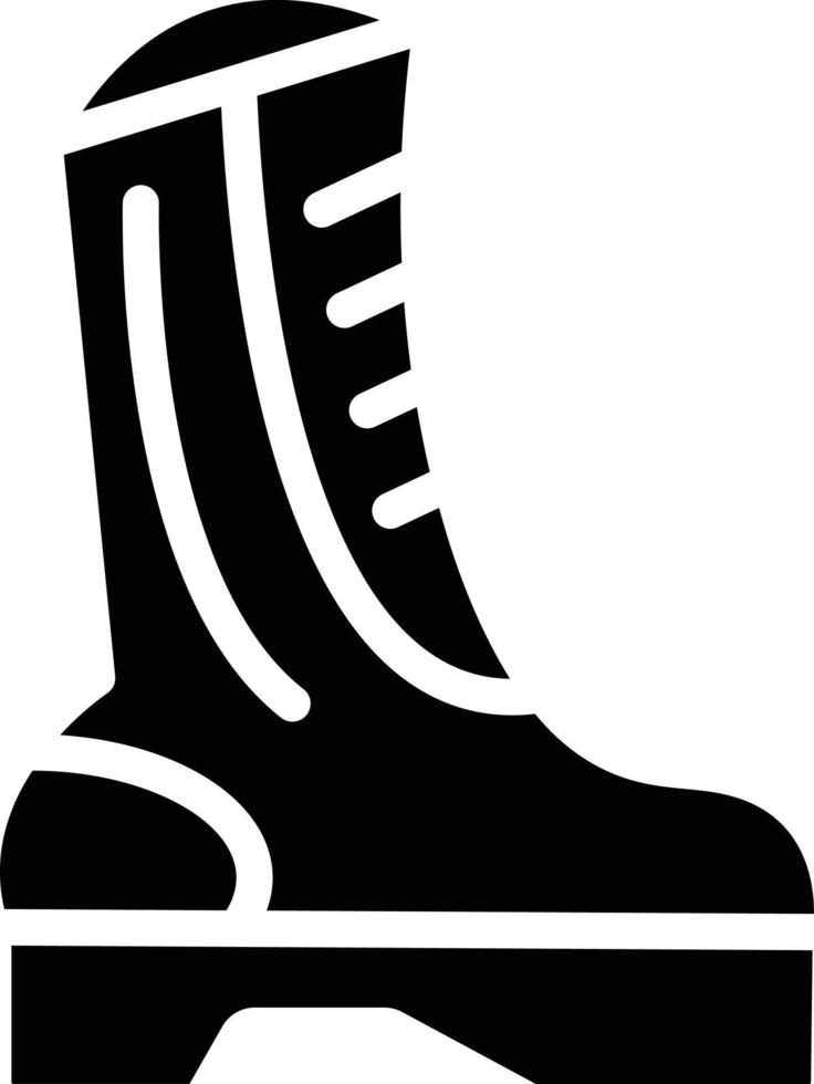 Army Boots Vector Icon Style