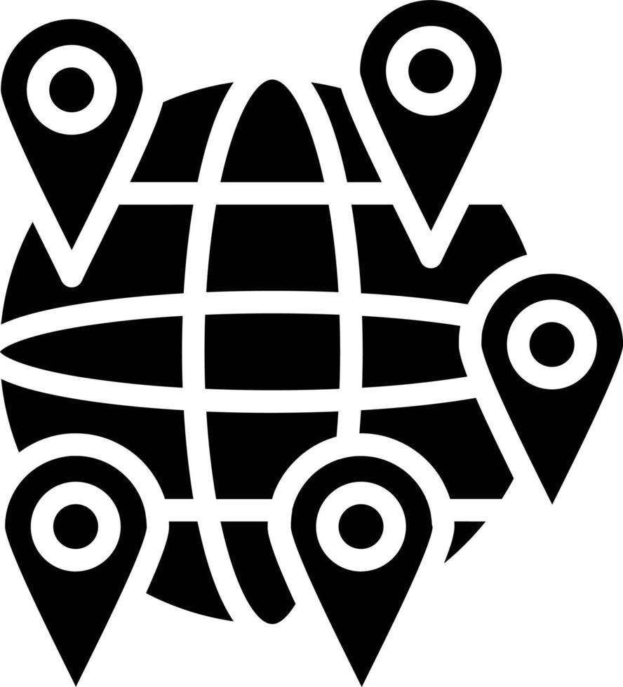 World Location Vector Icon Style