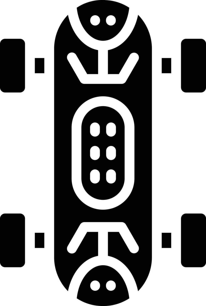 Skateboard Vector Icon Style