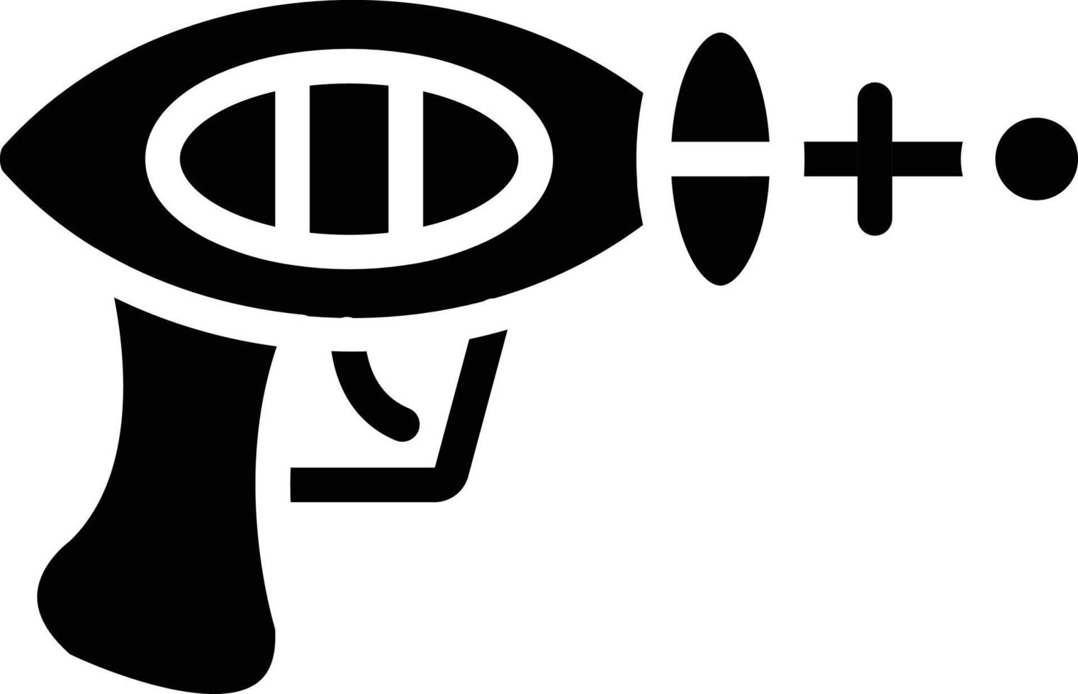 Space Gun Vector Icon Style