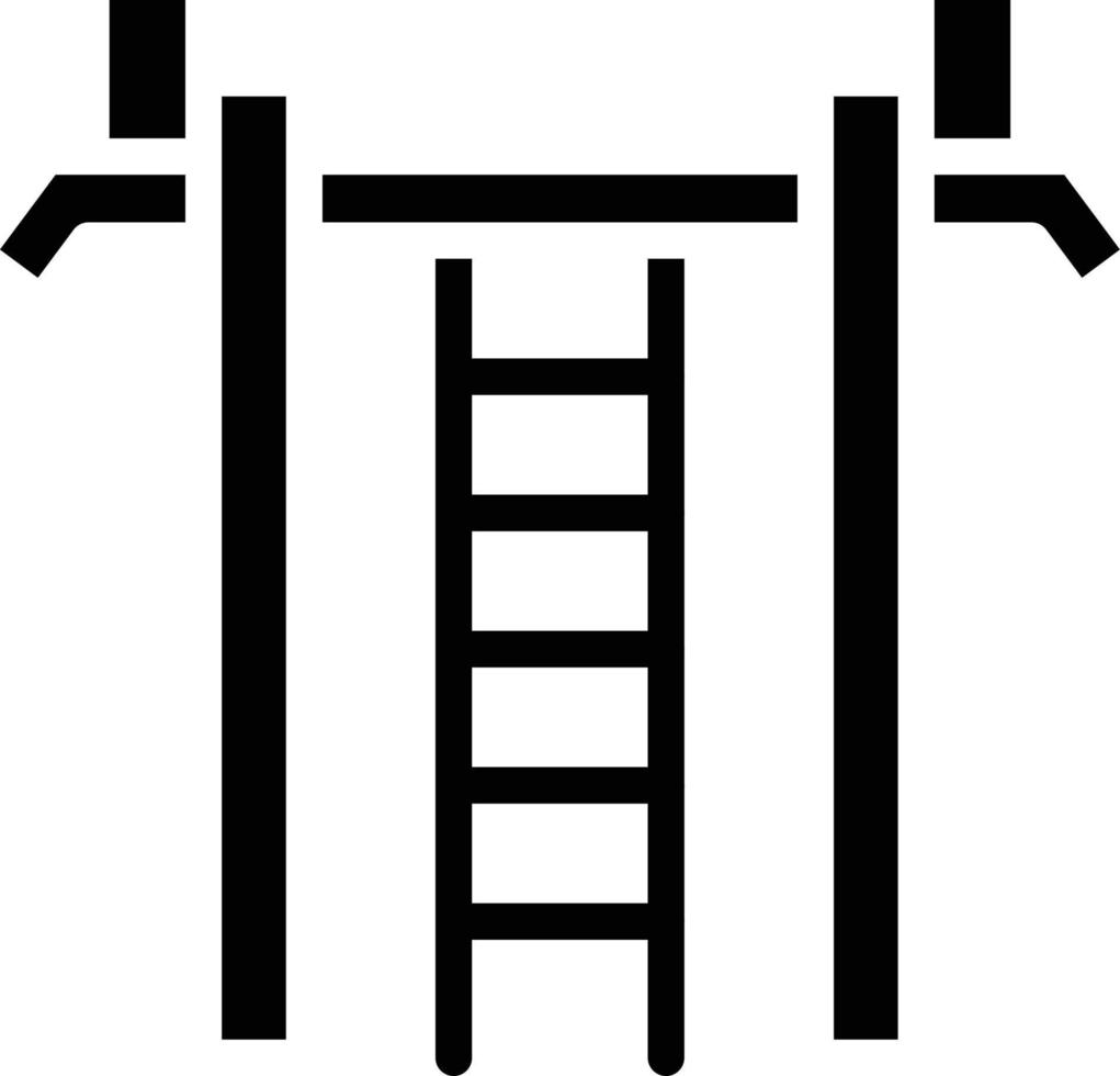 Gym Hand Bar Vector Icon Style