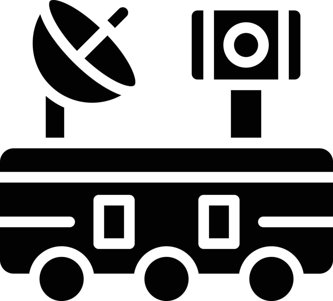 Mars Rover Vector Icon Style