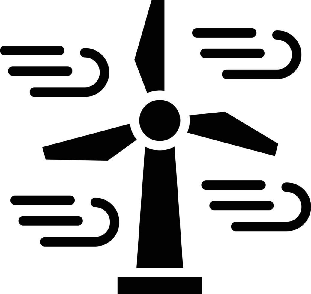 Wind Energy Vector Icon Style