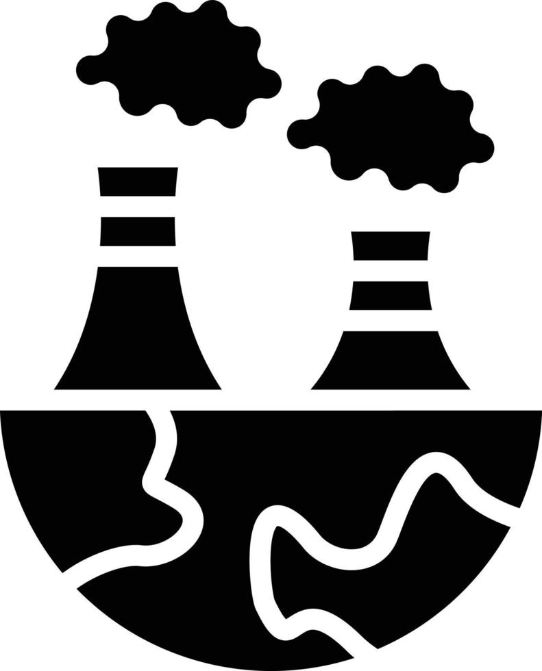 aire contaminación vector icono estilo