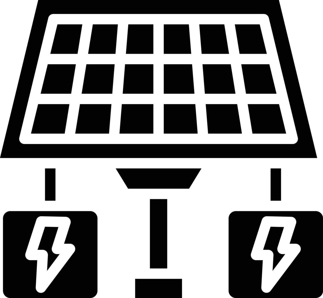 Solar Power Vector Icon Style