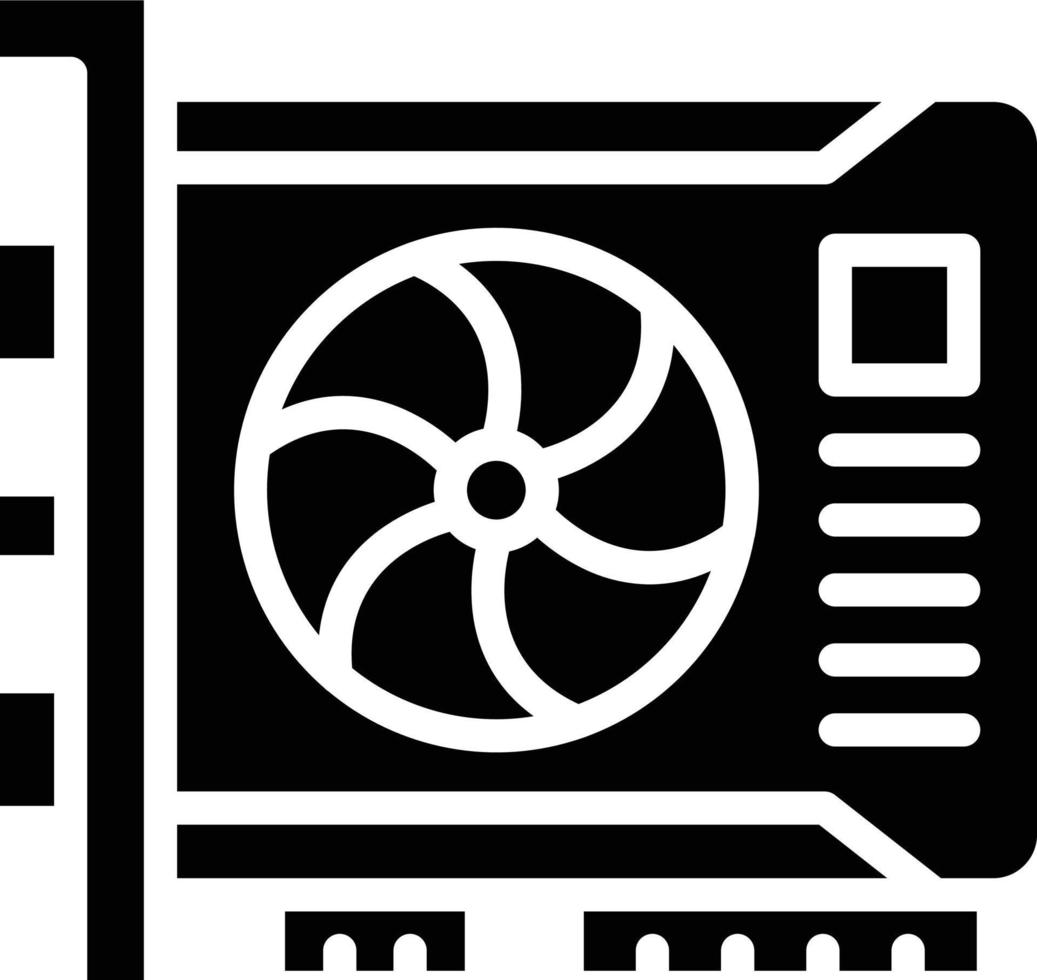 Vga Card Vector Icon Style