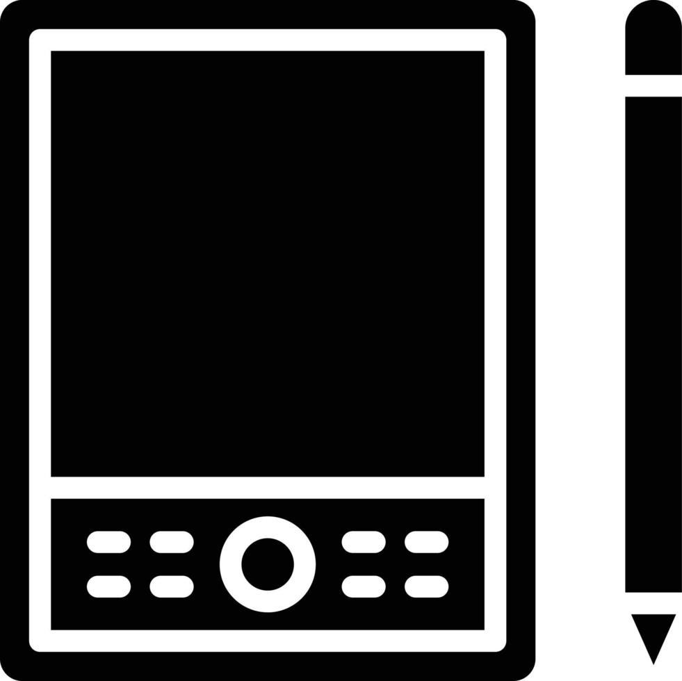 Pen Tablet Vector Icon Style