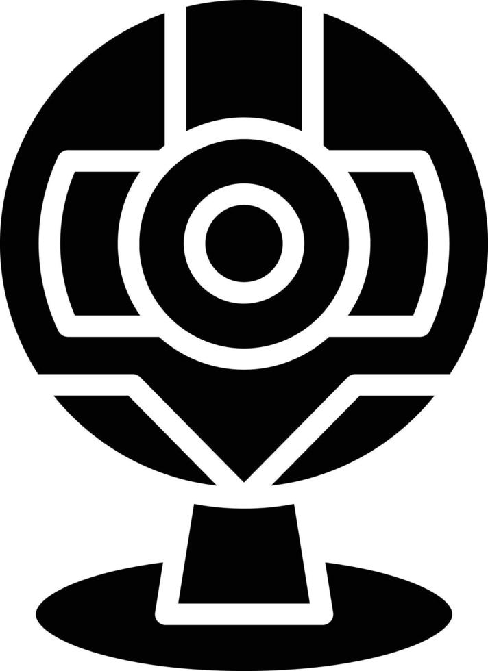 Round Webcam Vector Icon Style