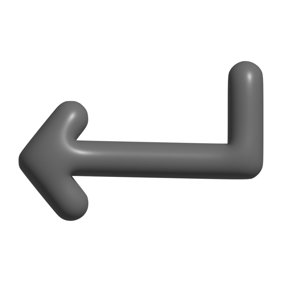 3d icono de flecha png