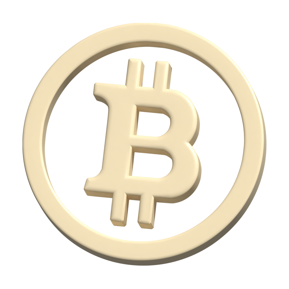 3d Symbol Bitcoin png