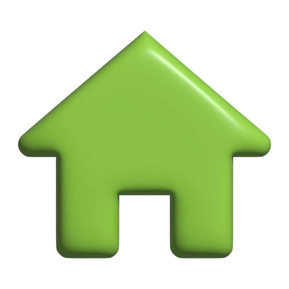 3d home icon png