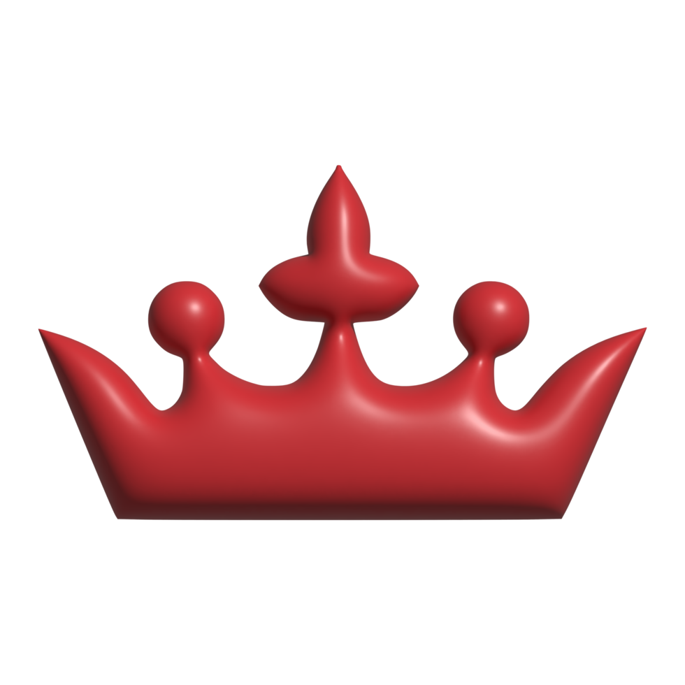 3d icône de reine couronne png