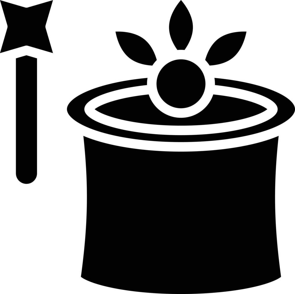 Magic Trick Vector Icon Style