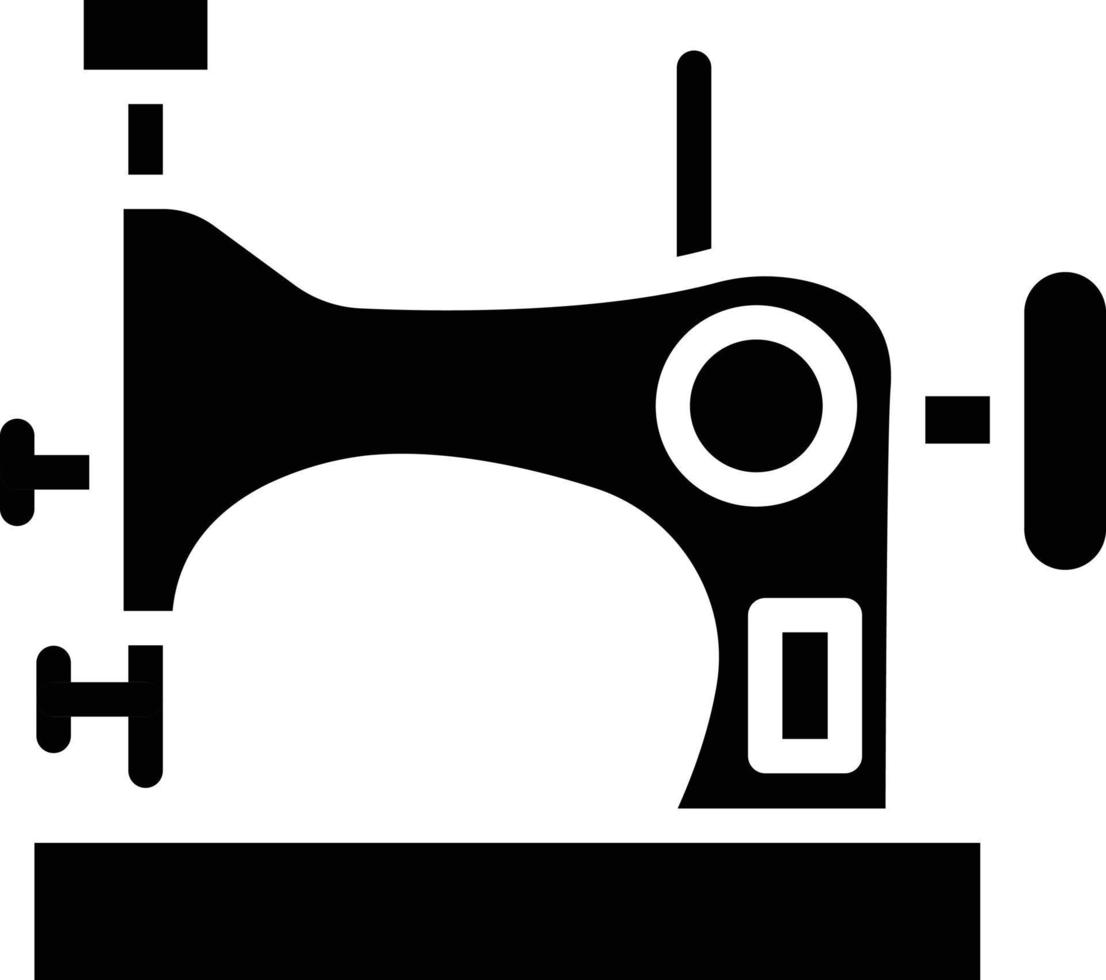 Sewing Machine Vector Icon Style