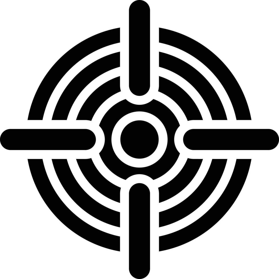 Target Vector Icon Style