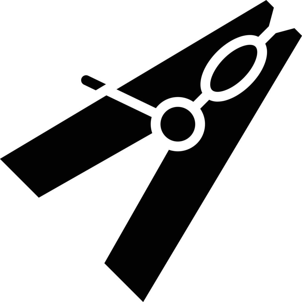 Clothes Pin Vector Icon Style